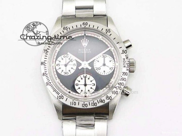 0209 EyeCatching Daytona 126529 QF 1:1 Best Edition Black Dial Steel 904L on SS Bracelet V8 QF 652